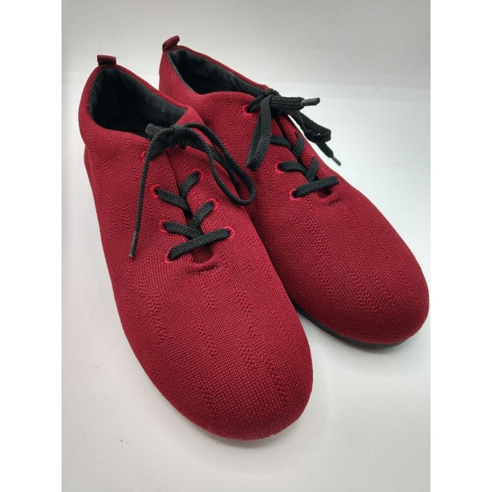 ATBT Forever Wilna 9M Red Textile Upper Lace-Up Casual Shoes For Women Size 9M